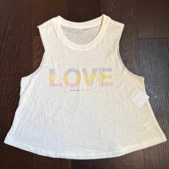 NWT Spiritual Gangster Love Crop Muscle Tank - Size Small - Picture 1 of 10